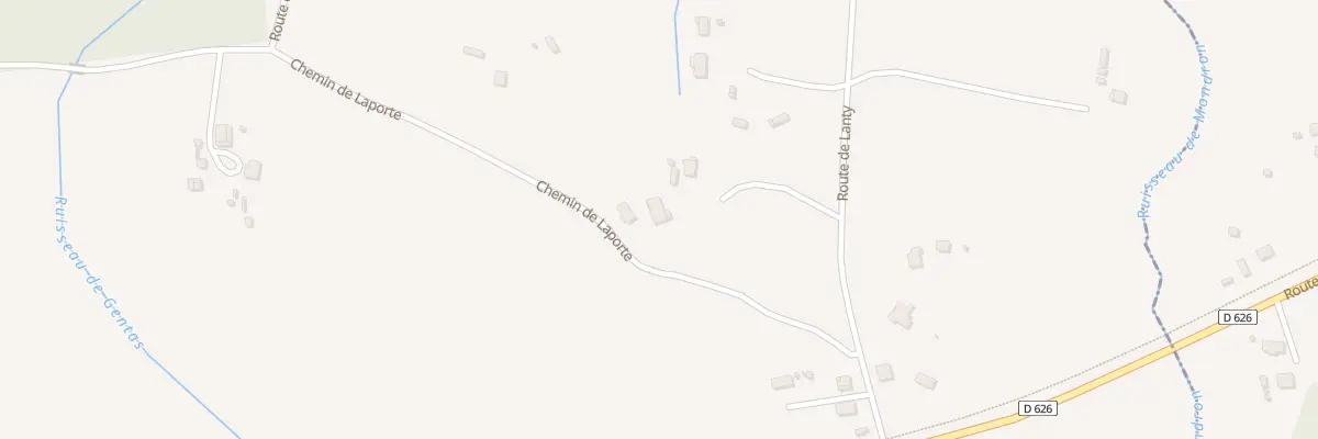 Plan du 199 Rte de Lanty à Aureilhan