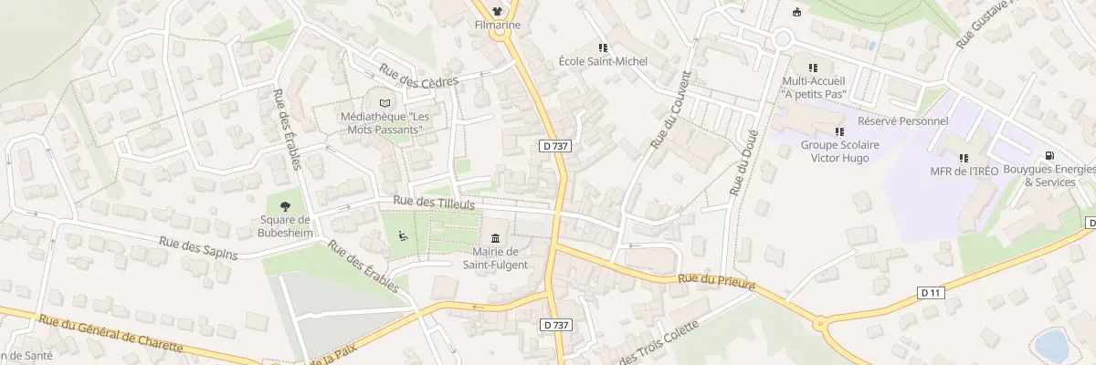 Plan du 28B Rue nationale à Saint-Fulgent