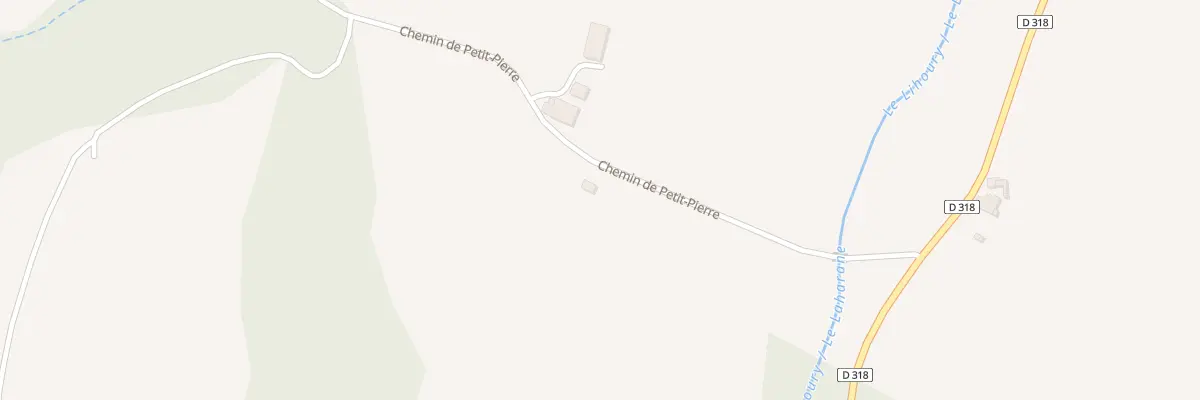 Plan du 305 Che de Petit-Pierre à Orègue