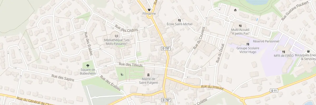 Plan du 32 Rue nationale à Saint-Fulgent