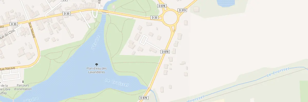 Plan du 1 Rue des Aulnays à Vallons-de-l’Erdre