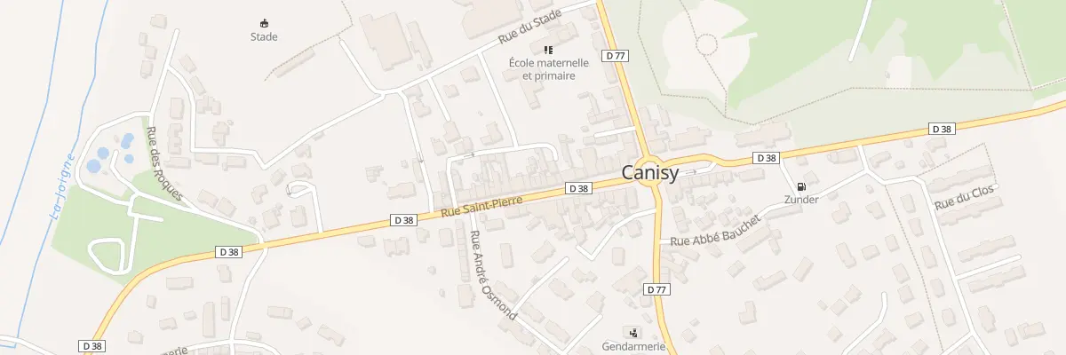 Plan du 5012 Le Bourg à Canisy