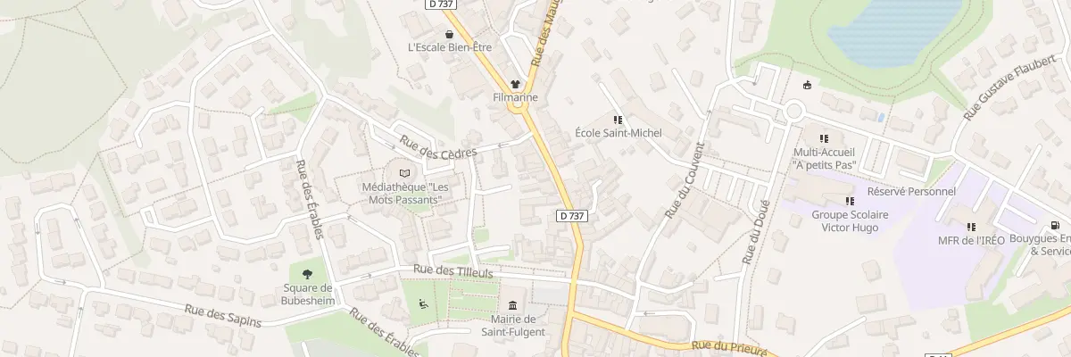 Plan du 40 Rue nationale à Saint-Fulgent