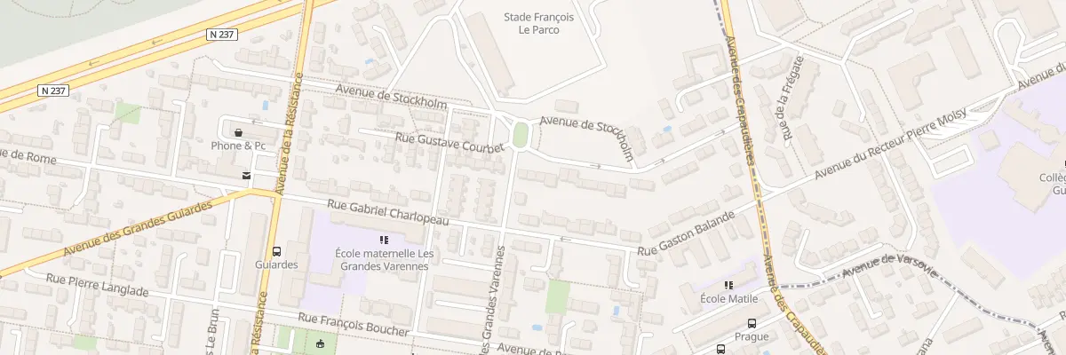 Plan du 35 Av de Sofia à La Rochelle