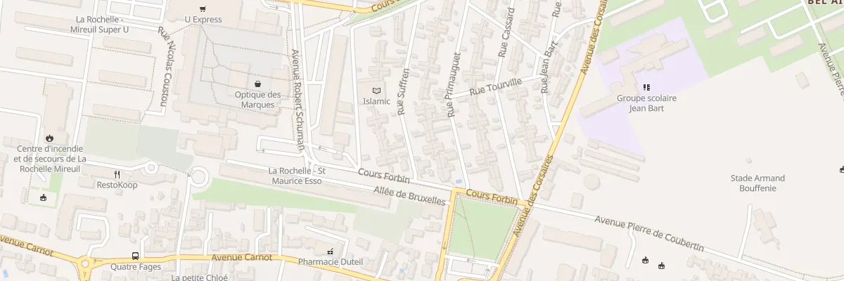 Plan du 8 Rue Suffren à La Rochelle