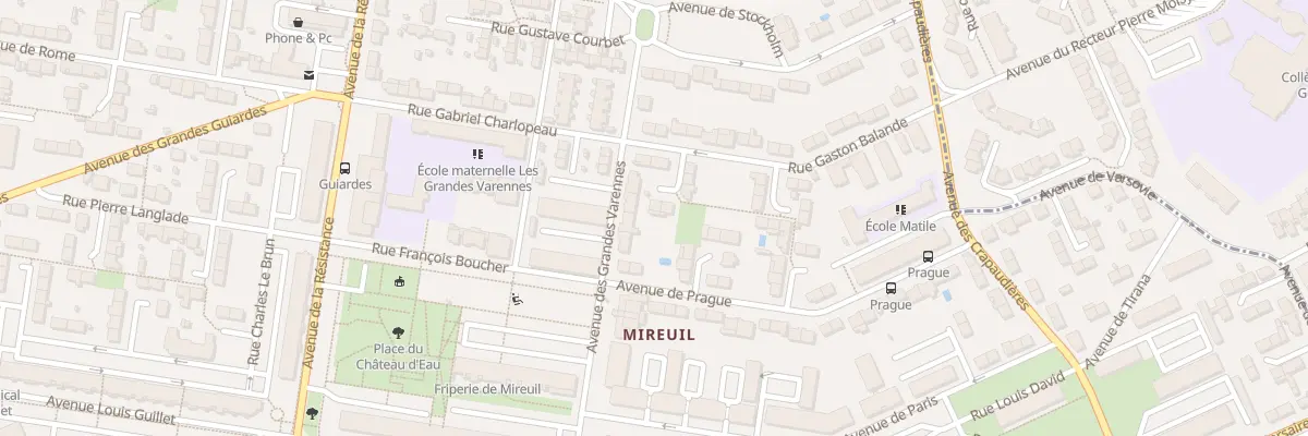 Plan du 6 Rue Nicolas Poussin à La Rochelle