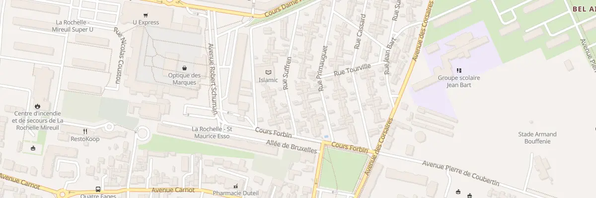 Plan du 10 Rue Suffren à La Rochelle