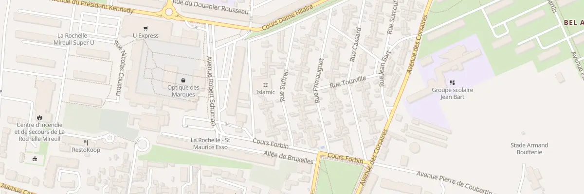 Plan du 14 Rue Suffren à La Rochelle