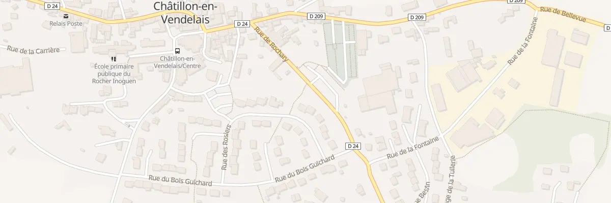 Plan du 17 Rue des Rosiers à Châtillon-en-Vendelais