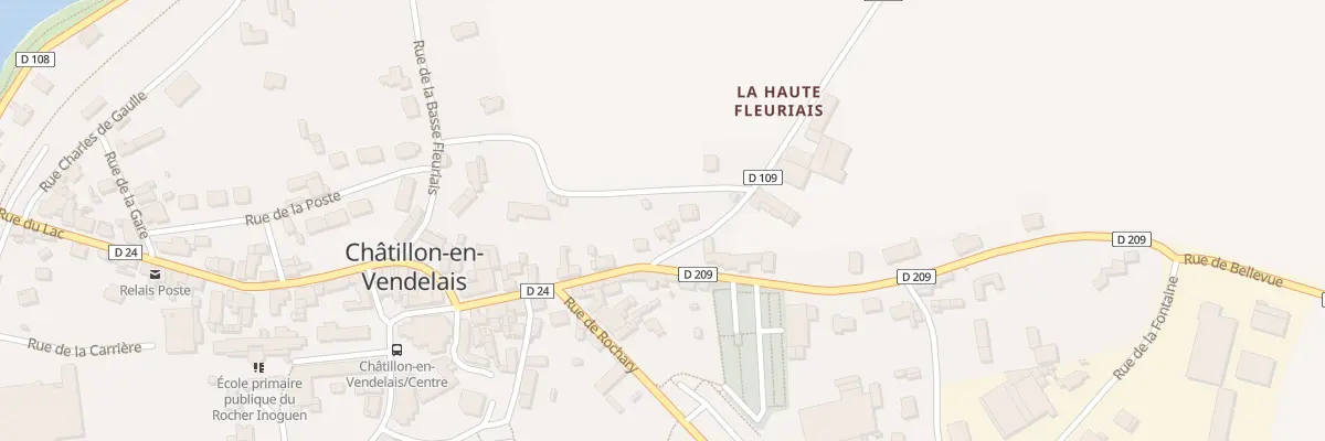 Plan du 26 Rue des Hurlieres à Châtillon-en-Vendelais