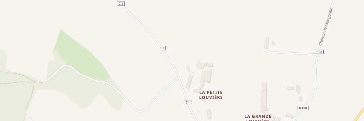 Plan du 10 La Petite Louviere à Monthault