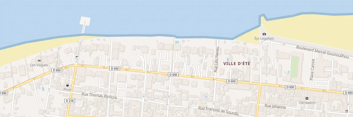 Plan du 279 Bd de la Plage à Arcachon