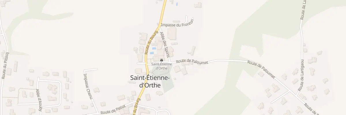 Plan du 38B All des Sports à Saint-Étienne-d’Orthe