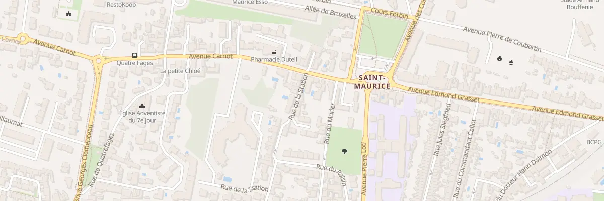 Plan du 7 Rue de la Station à La Rochelle