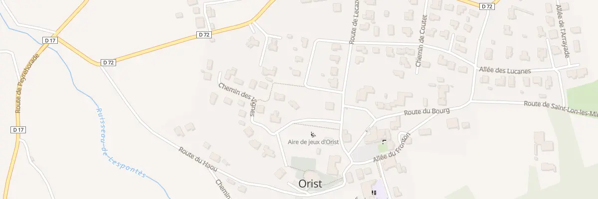 Plan du 105 Prom du Sarthou à Orist