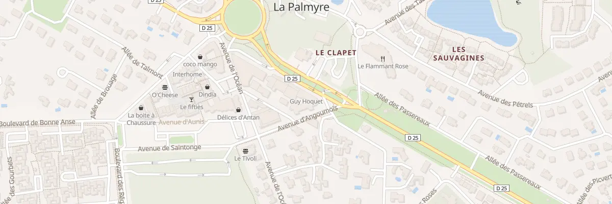 Plan du 3 Av d’Angoumois aux Mathes