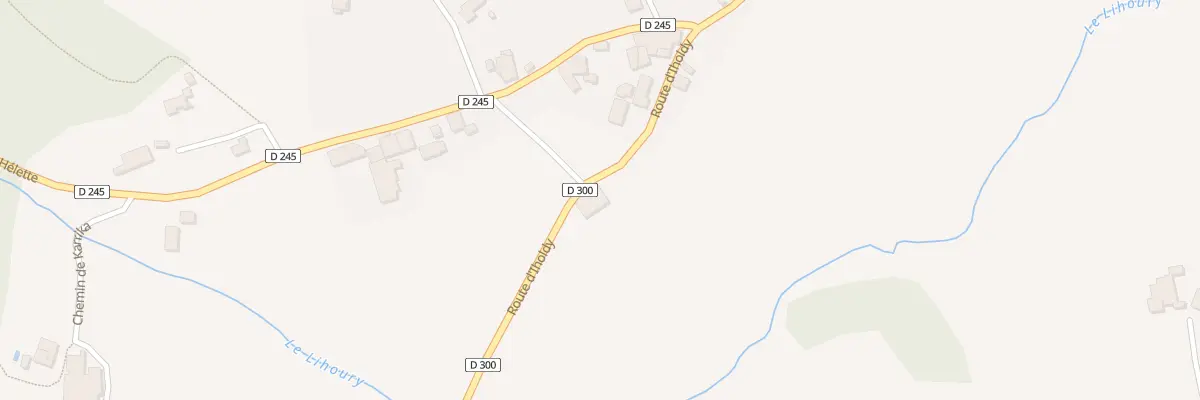 Plan du 165 Rte d’Iholdy à Armendarits
