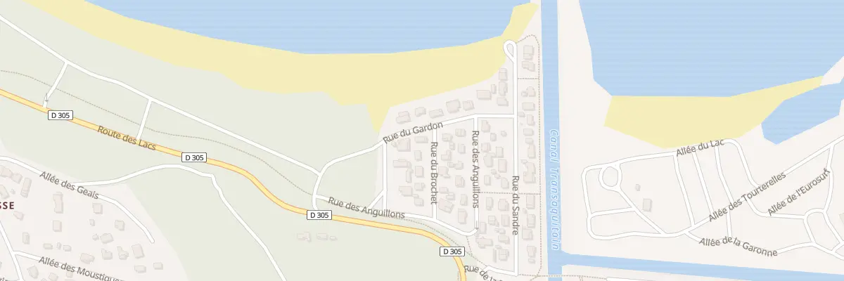 Plan du 115 Rue du Gardon à Biscarrosse