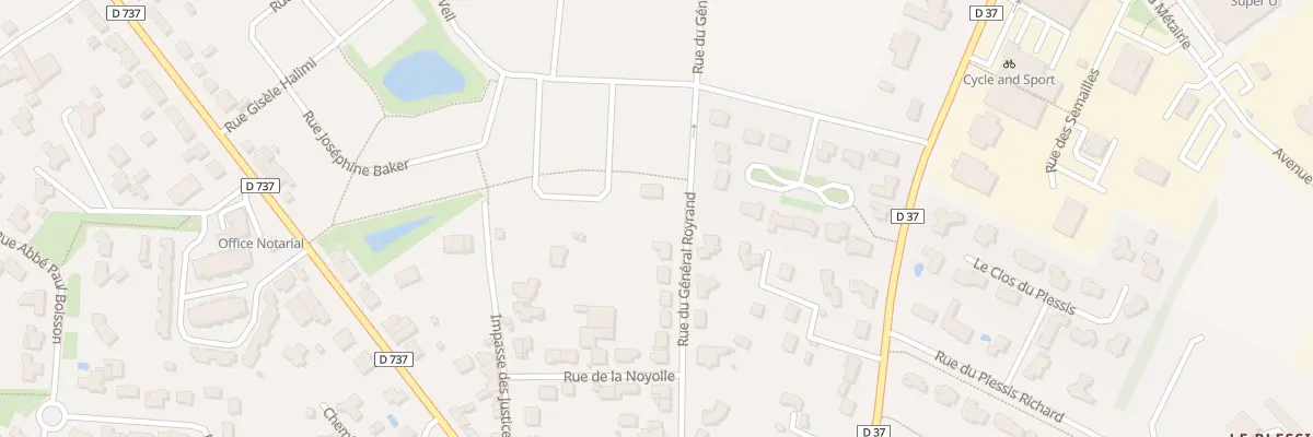 Plan du 26 Rue du général royrand à Saint-Fulgent