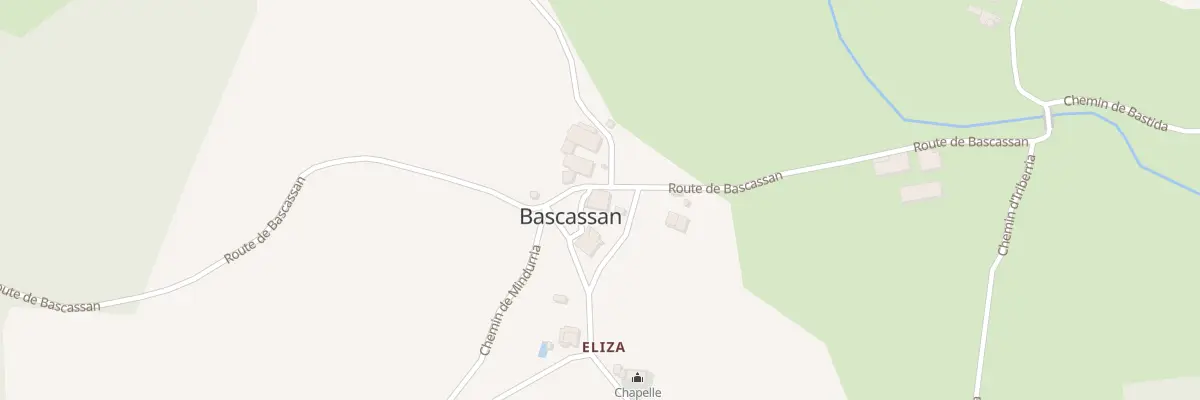 Plan du 1155 Rte de Bascassan à Ahaxe-Alciette-Bascassan