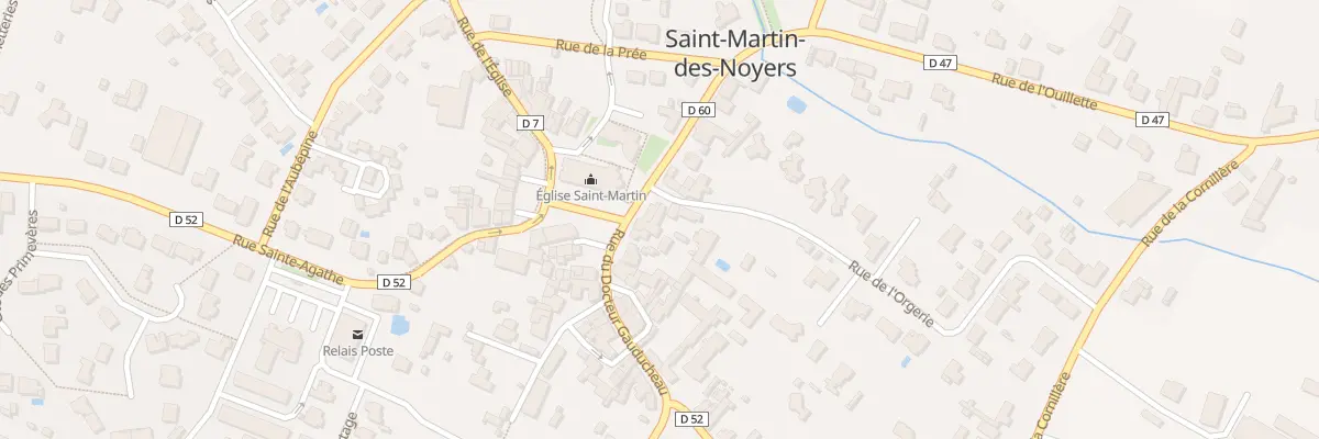 Plan du 14 Rue de l’orgerie à Saint-Martin-des-Noyers