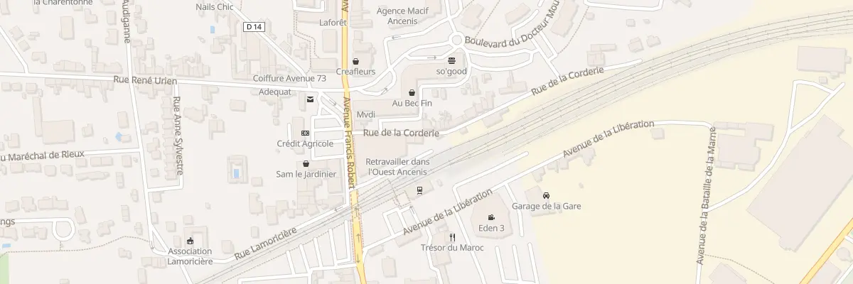 Plan du 155 Rue de la Corderie à Ancenis-Saint-Géréon