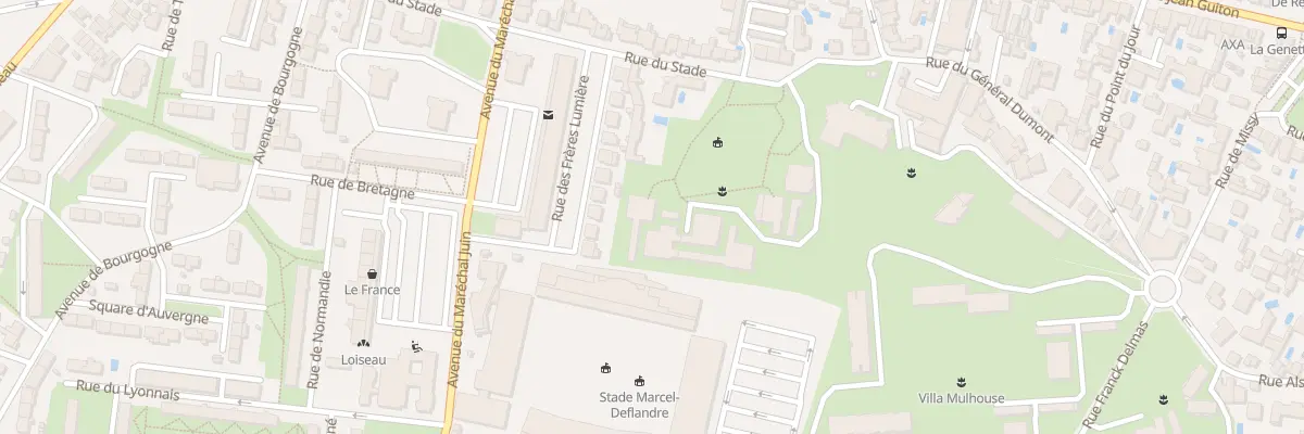 Plan du 7A Rue du Stade à La Rochelle