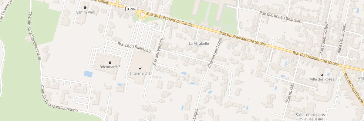 Plan du 9 Rue Pt Chem des Loges à Luçon