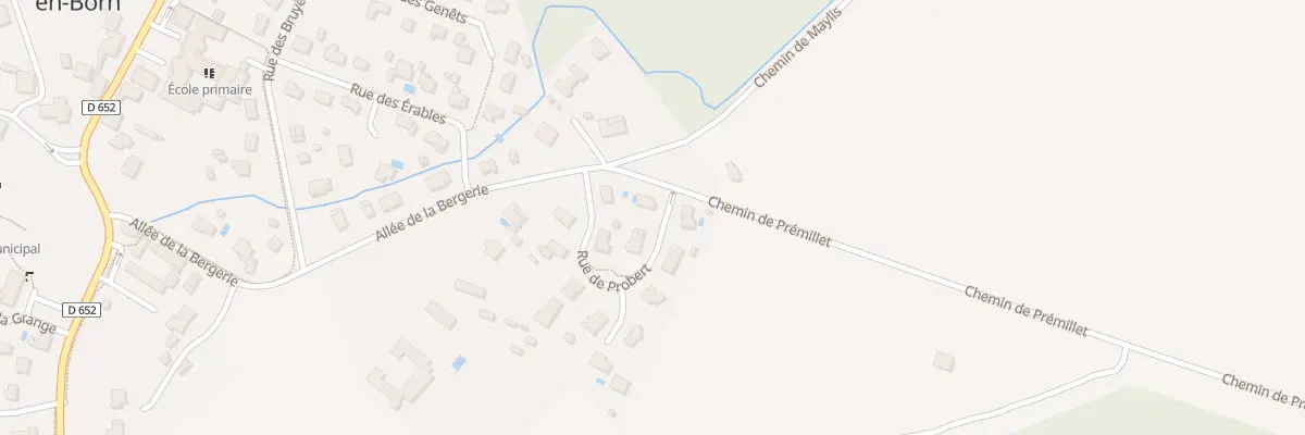 Plan du 224 Rue de Probert à Sainte-Eulalie-en-Born