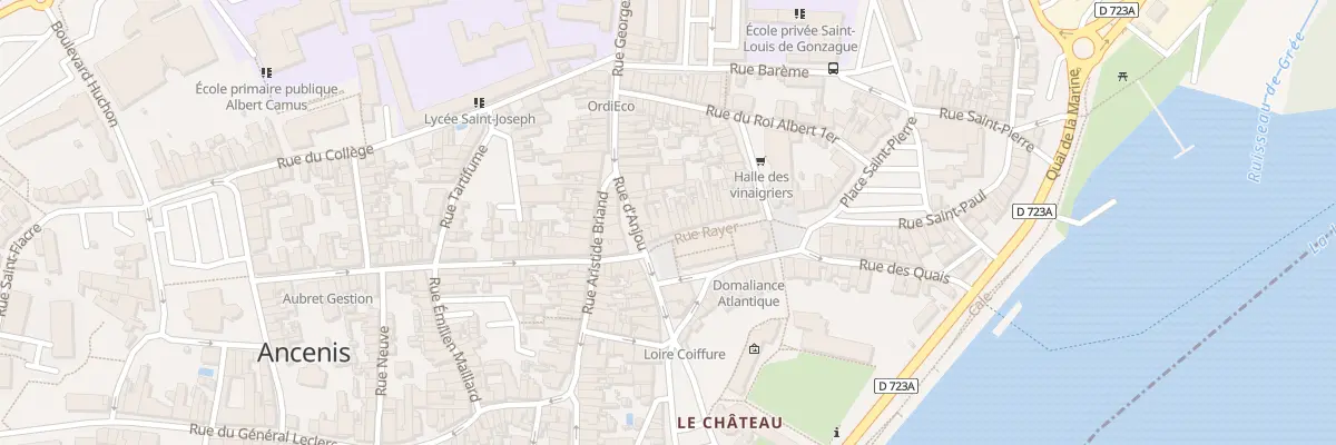 Plan du 34 Rue d’Anjou à Ancenis-Saint-Géréon