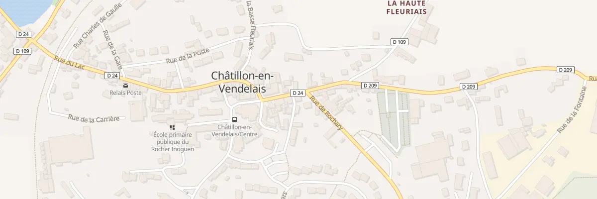 Plan du 11 Rue des Hurlieres à Châtillon-en-Vendelais