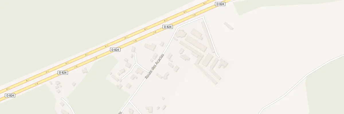 Plan du 1256 Rte des Acacias à Rivière-Saas-et-Gourby