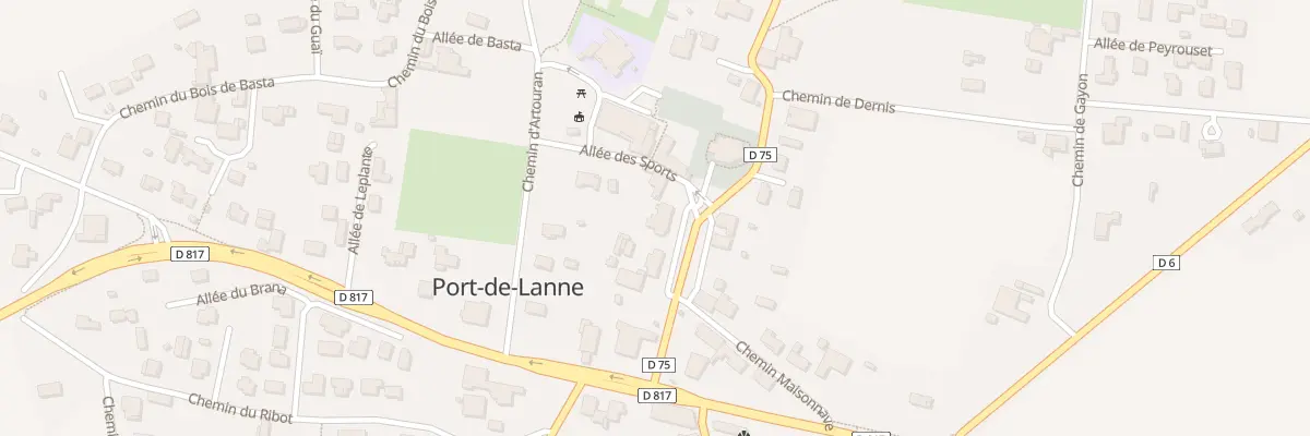 Plan du 46 Pl de la Liberté à Port-de-Lanne