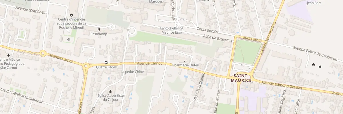 Plan du 174 Av Carnot à La Rochelle