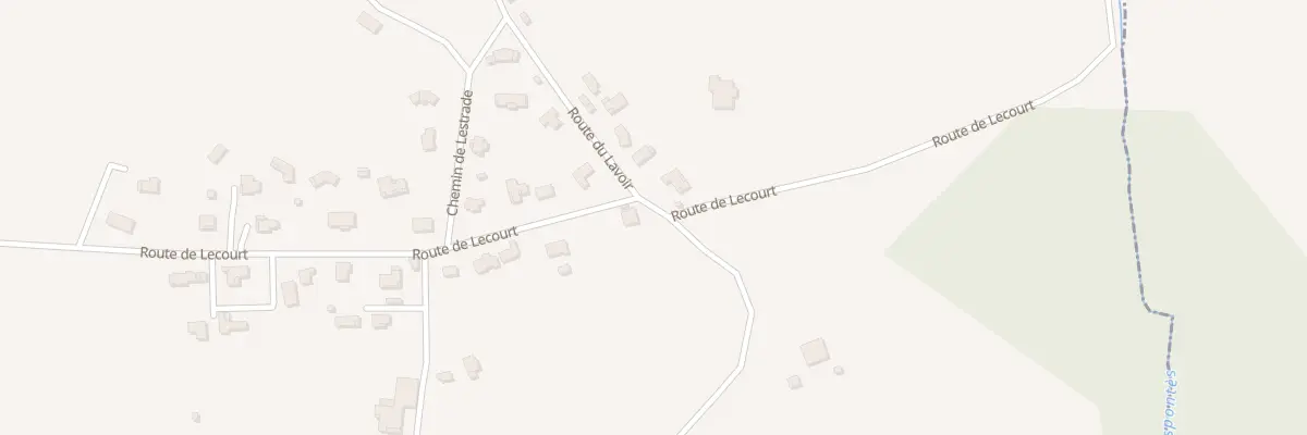 Plan du 610 Rte de Lecourt à Orist