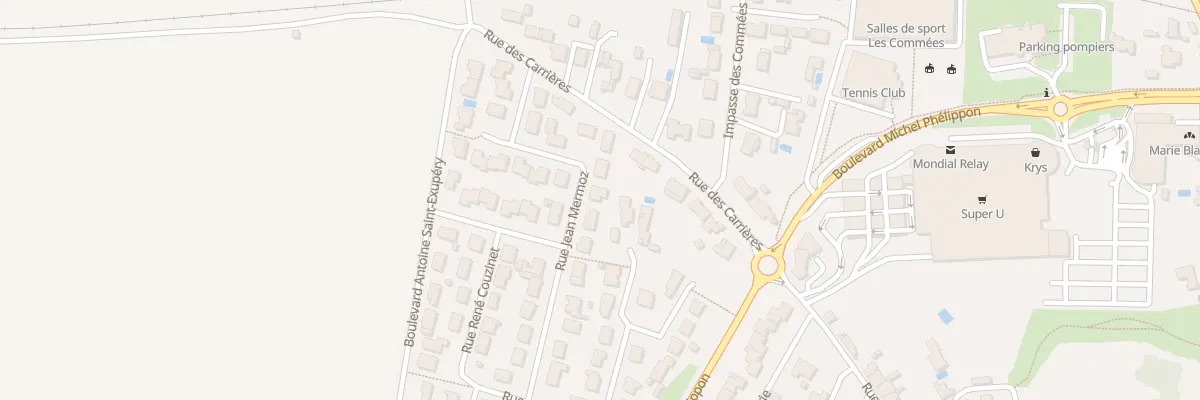 Plan du 12 Rue jean mermoz à Luçon