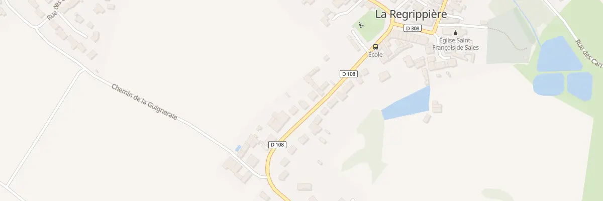 Plan du 14 Rue du vignoble à La Regrippière