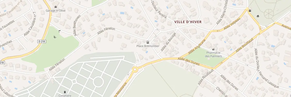 Plan du 4 Pl Bremontier à Arcachon
