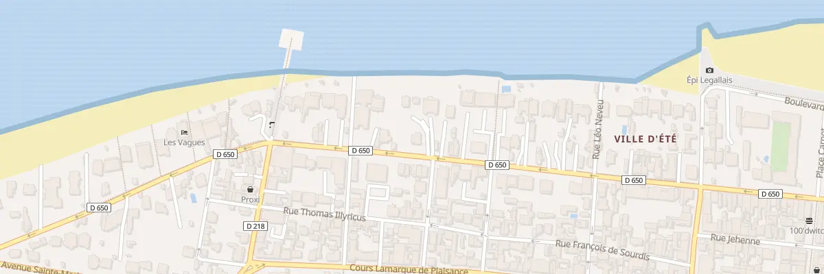 Plan du 285Q Bd de la Plage à Arcachon