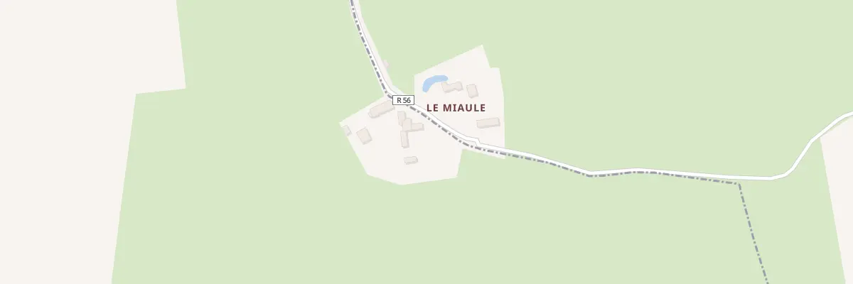 Plan du 724 Le Miaule à Rannée
