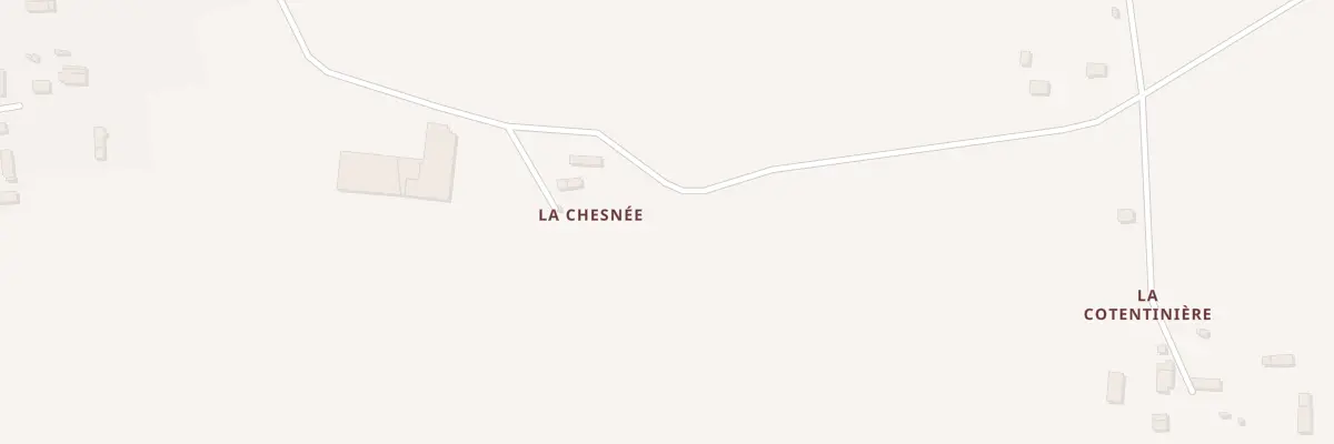 Plan du 4 La Chesnee au Grand-Celland