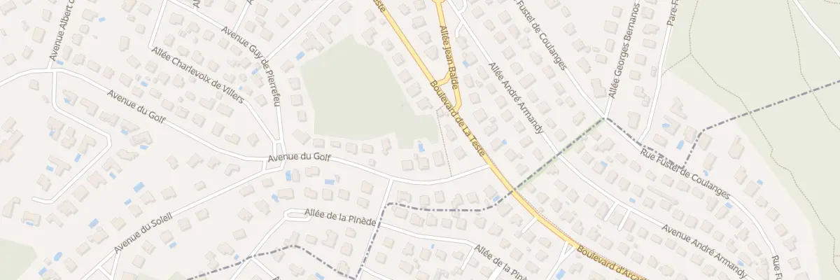 Plan du 3 Av du Golf à Arcachon