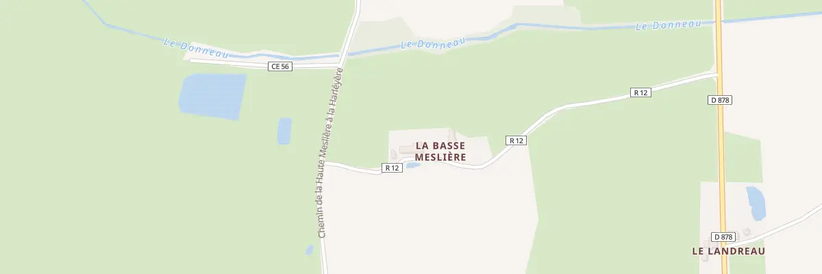 Plan du 5295 La Basse Meslière à Pannecé