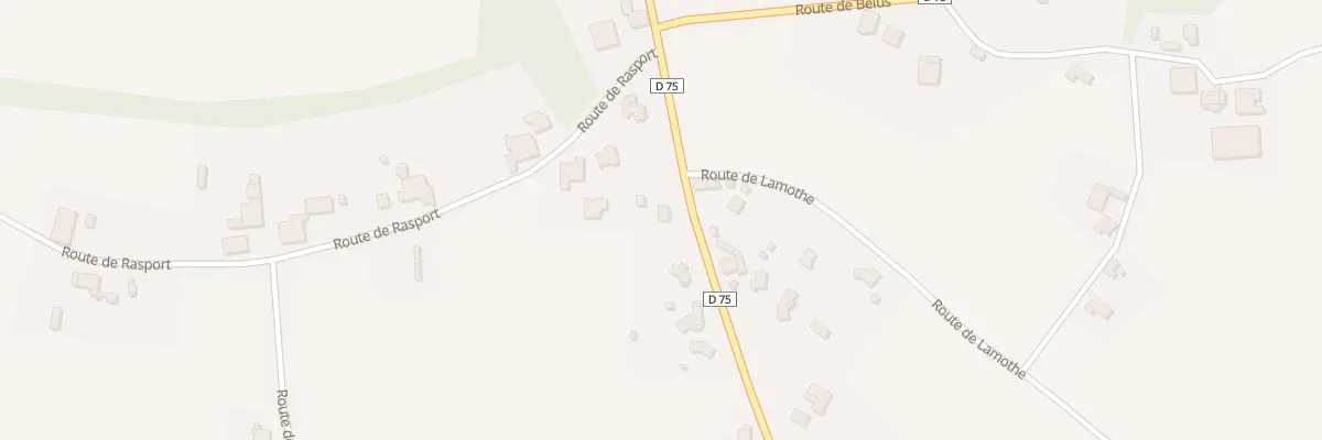 Plan du 118 Rte de Port de Lanne à Saint-Étienne-d’Orthe