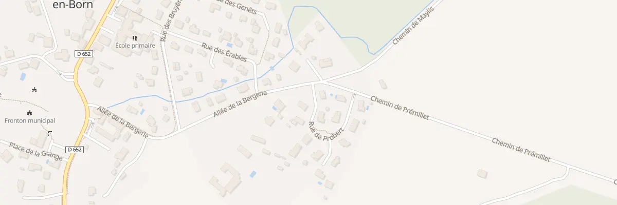 Plan du 57 Rue de Probert à Sainte-Eulalie-en-Born