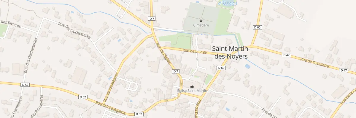 Plan du 88 Rue de l’église à Saint-Martin-des-Noyers