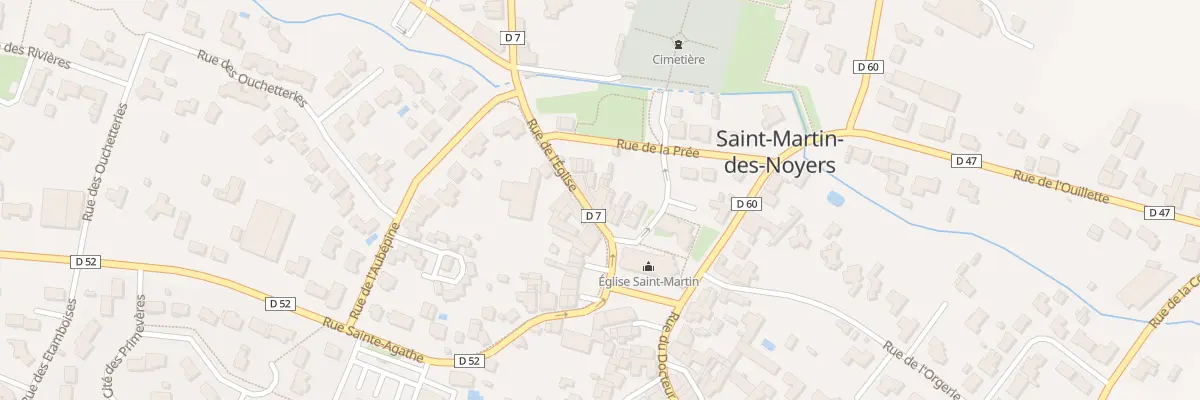Plan du 52 Rue de l’église à Saint-Martin-des-Noyers
