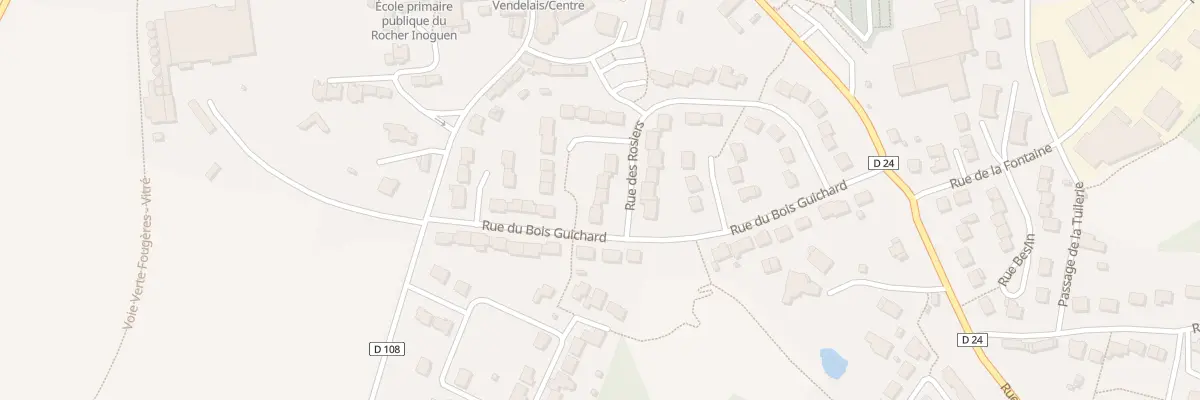 Plan du 3 Rue des Rosiers à Châtillon-en-Vendelais