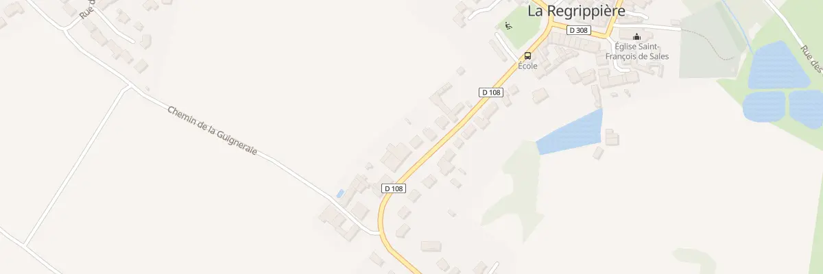 Plan du 16 Rue du vignoble à La Regrippière