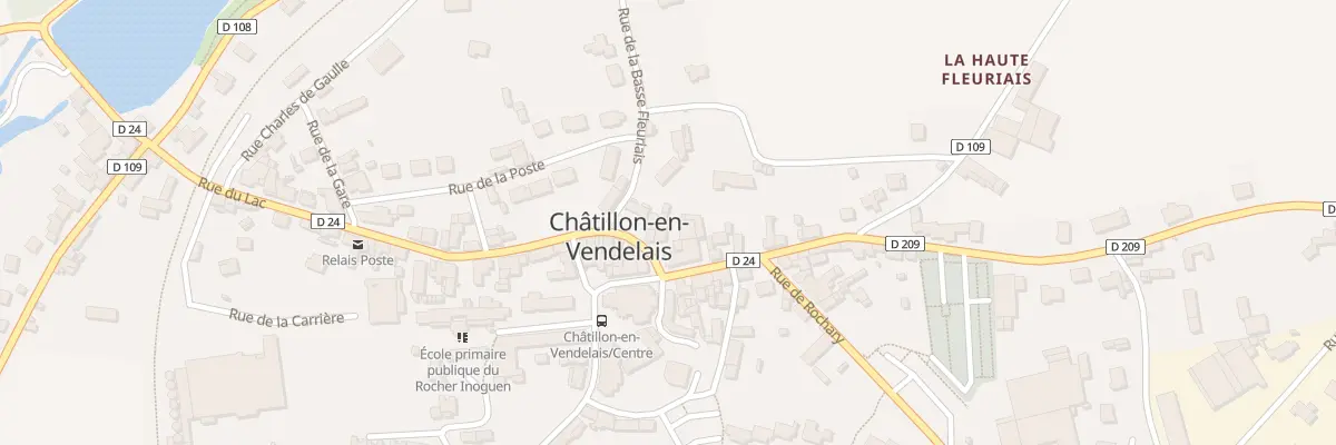 Plan du 49B Rue du Lac à Châtillon-en-Vendelais